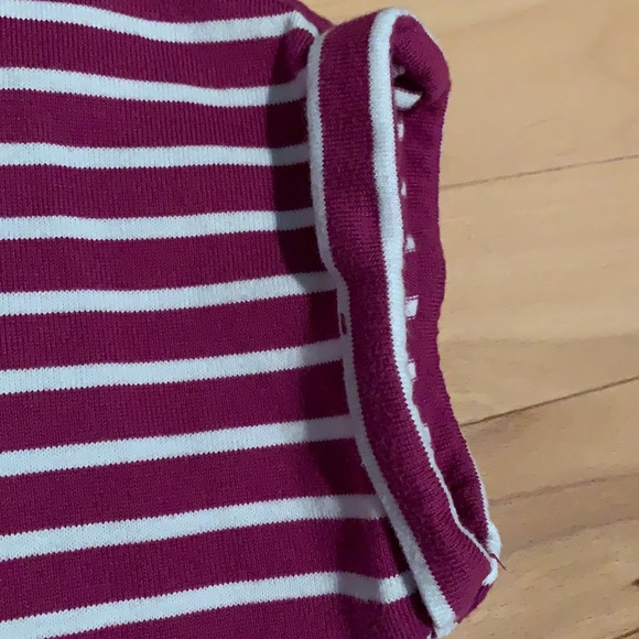 EUC Gymboree Fuchsia Striped Summer Short Sleeve Dress with watermelon -size 14 - Picture 5 of 13